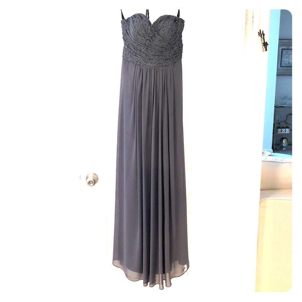 ⚡️Gray bridesmaid dress